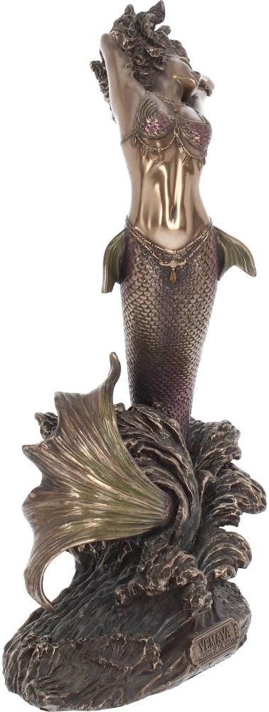 Nemesis Now Figur Yemaya Göttin des Wassers, Kunstharz, 27 cm, bronzefarben