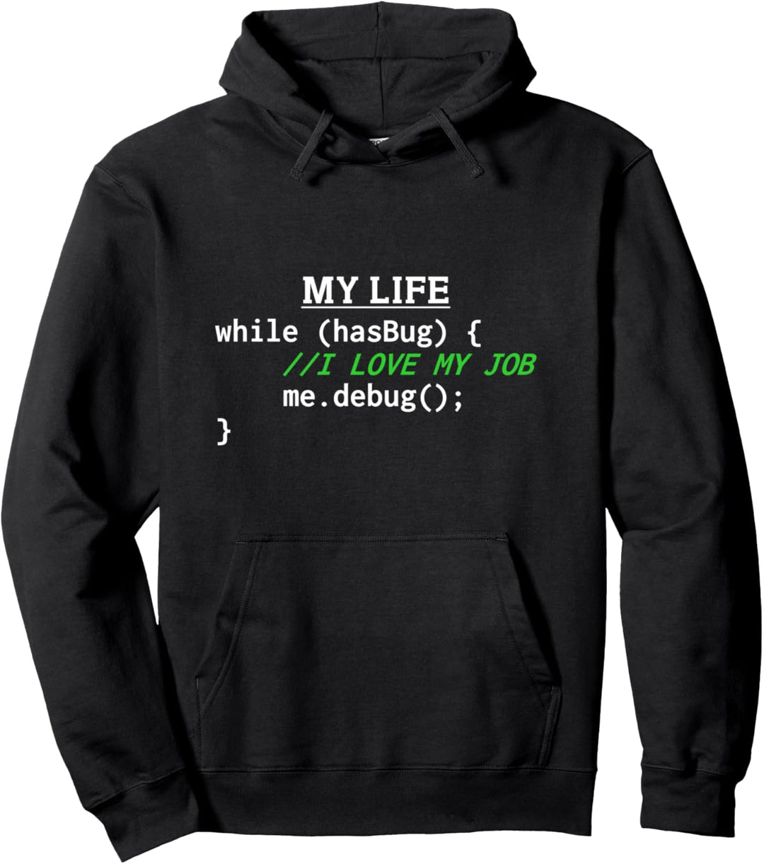 Mein Leben Lustiger Programmierer Code Software Entwickler Pullover Hoodie