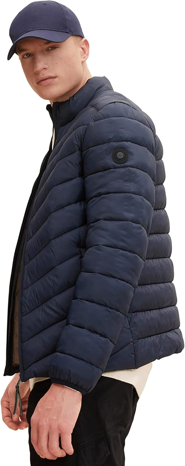 TOM TAILOR Herren Lightweight Steppjacke XXL 10668 - Sky Captain Blue, XXL 10668 - Sky Captain Blue