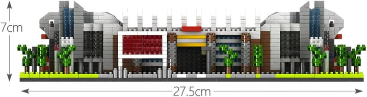 Atomic Building Manchester United Old Trafford Stadion. Modell zum Zusammenbau mit Nanoblöcken. Mehr