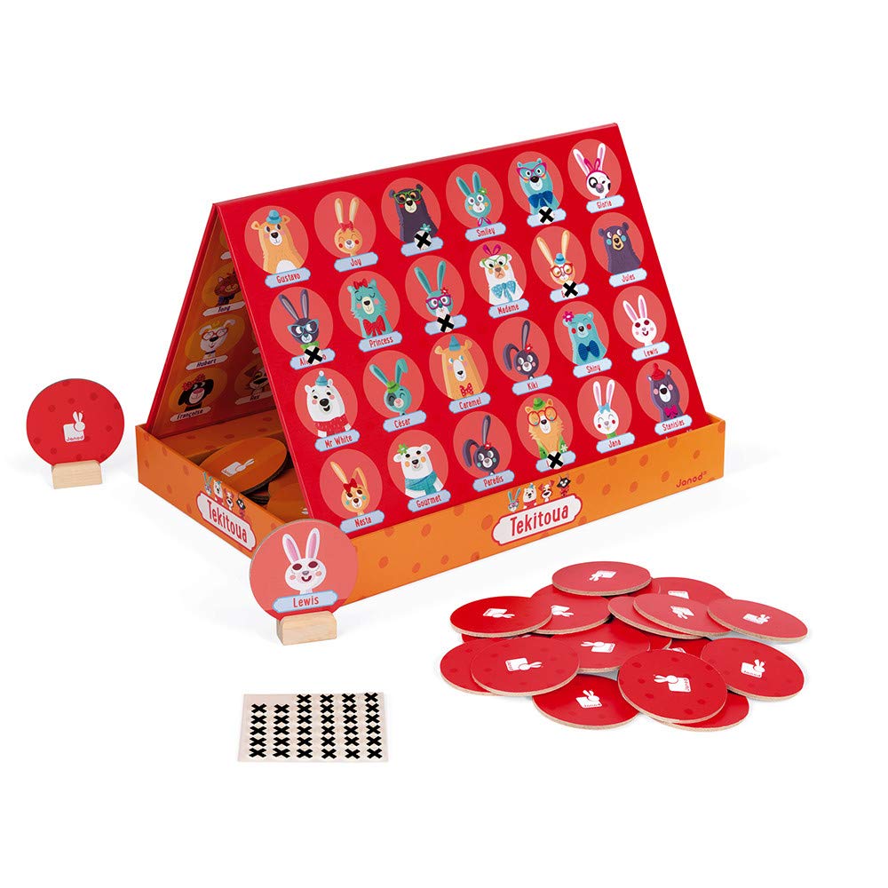 Janod - Strategy Tekitoua Game - Childrens Board Game - FSC - Certified Game of Skill - Ages 5 and u