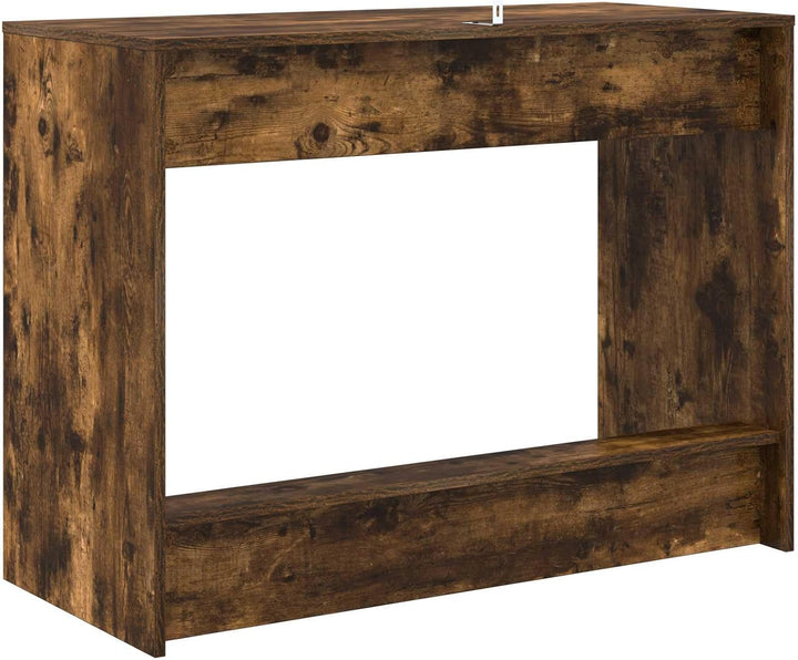 Bett Schreibtisch Geräucherte Eiche aus Holzwerkstoff, 100 x 45 x 75 cm, für Homeoffice Arbeitszimme