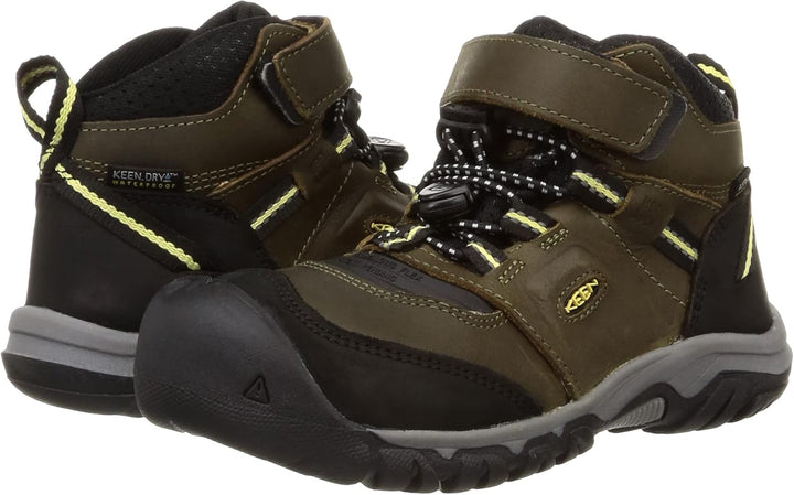 KEEN Unisex-Kinder Ridge Flex Mid wasserdichte Wanderstiefel 27/28 EU Magnet Greenlake, 27/28 EU Mag