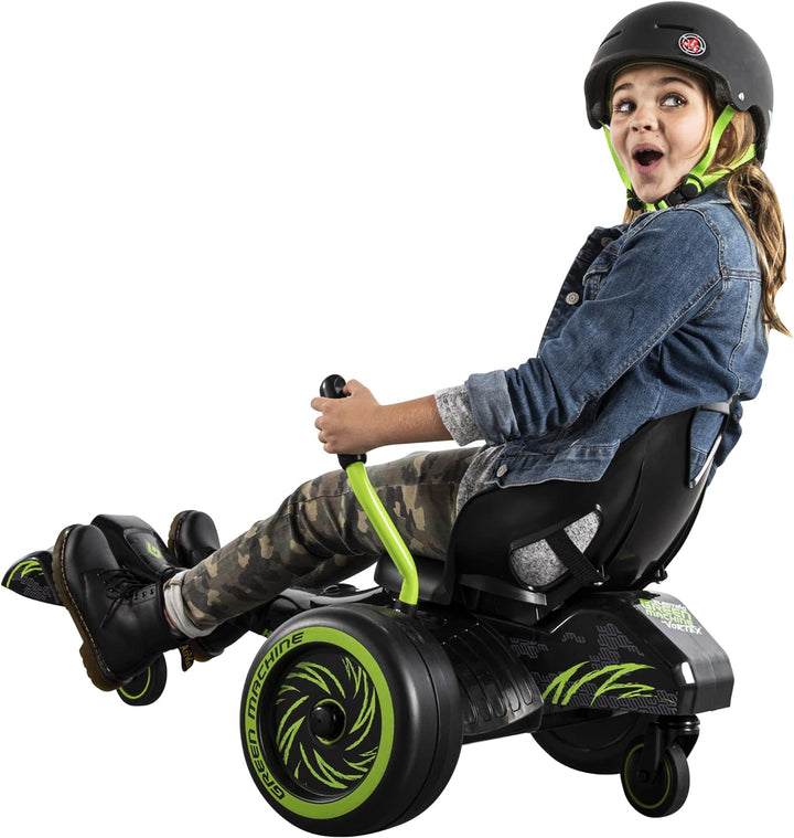 Huffy 17902W Green Machine Vortex 12V Ride On, Back & Green, Kids 8+, Rückseite & Grün