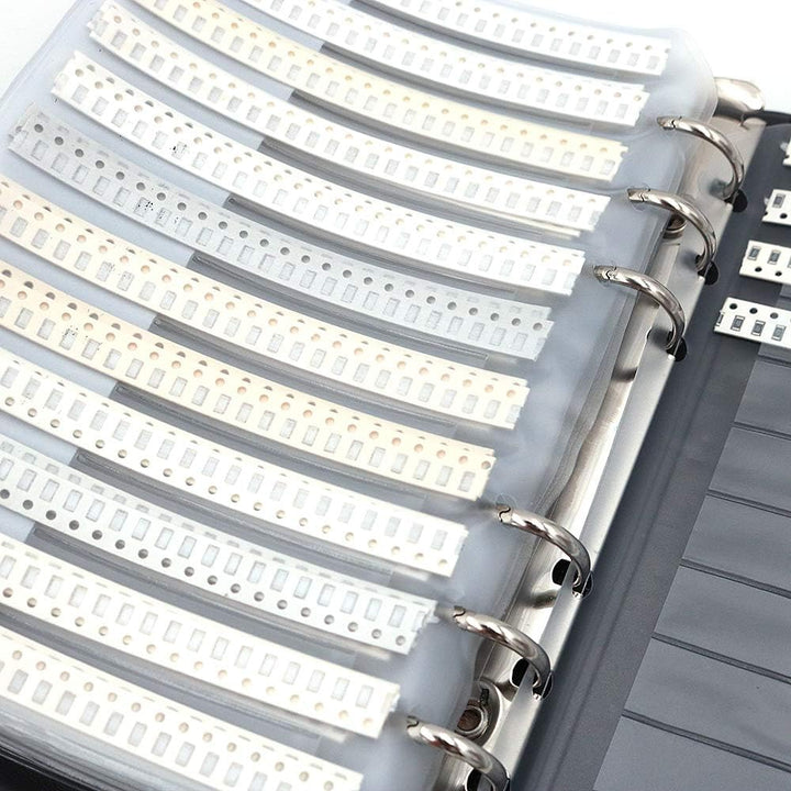 DollaTek 1% 1206 SMD Resistor Assorted Folder (0 Ohm-10M Ohm) 170value x 50pcs = 8500 Stück Musterbu