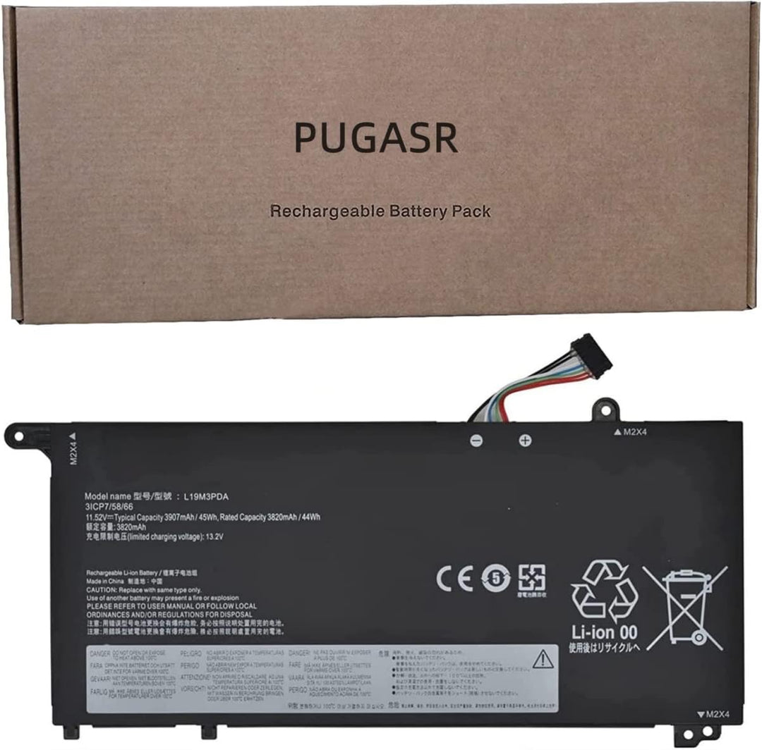 PUGASR L19M3PDA Laptop Akku Kompatibel mit Lenovo ThinkBook 14 G2 ITL Are 14 G3 ACL ITL 14 G4 ABA IA