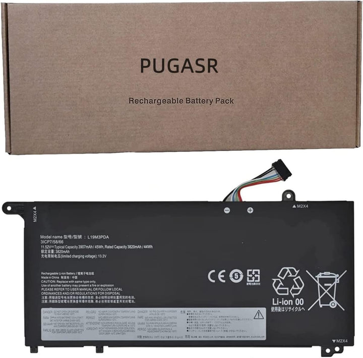 PUGASR L19M3PDA Laptop Akku Kompatibel mit Lenovo ThinkBook 14 G2 ITL Are 14 G3 ACL ITL 14 G4 ABA IA