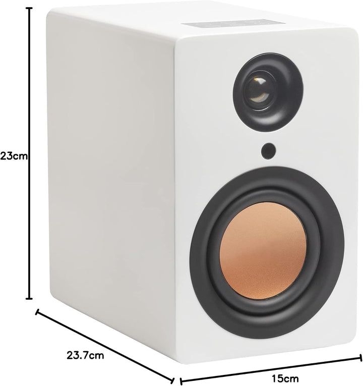 Mitchell Acoustics Acoustics USTREAM ONE - Weisser, kabelloser Hi-Fi-Lautsprecher True Wireless Blue