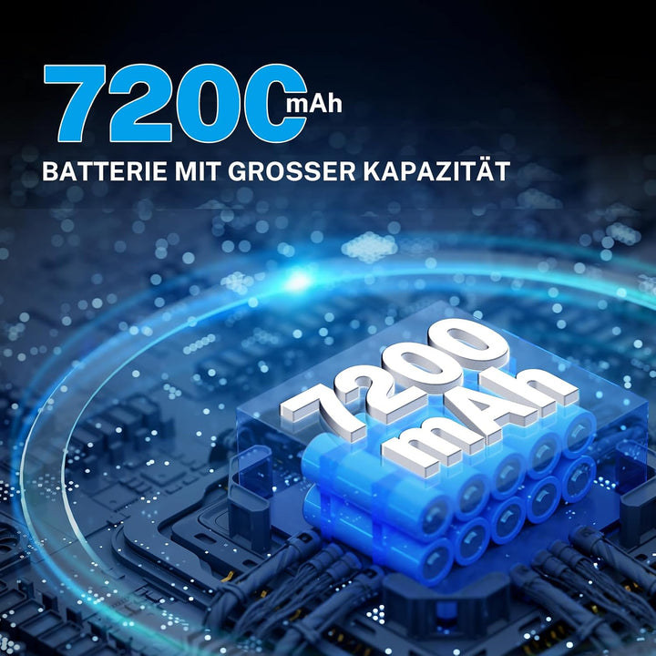 Akku für Dyson V10,7200mAh Ersatzakku für Dyson Cyclone V10 Li-ion V10 Animal V10 Absolute V10 Fluff