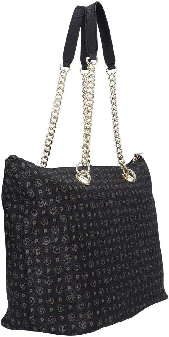 Pollini TE8410PP02Q1100A Tragetasche Damen Synthetisch Einheitsgrösse Schwarz, Einheitsgröß