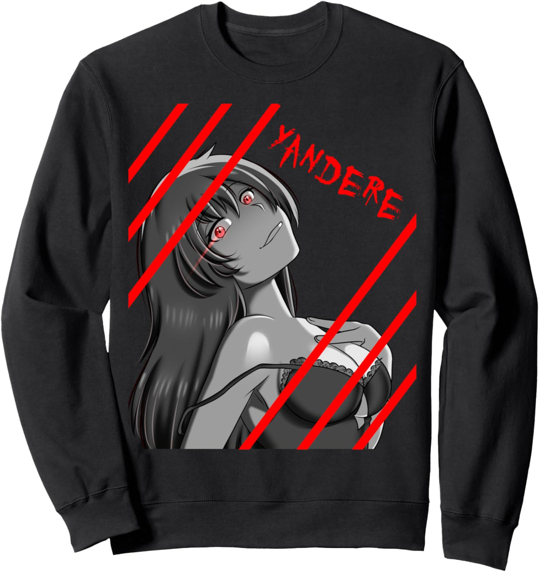 Perfekte japanische animes japanese cool yandere girl Sweatshirt