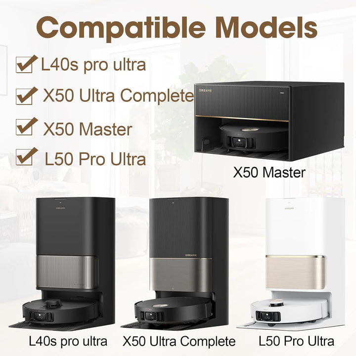 Ersatzteile Zubehörset für Dreame L40s Pro Ultra/X50 Ultra Complete/L50 Pro Ultra/X50 Master Staubsa