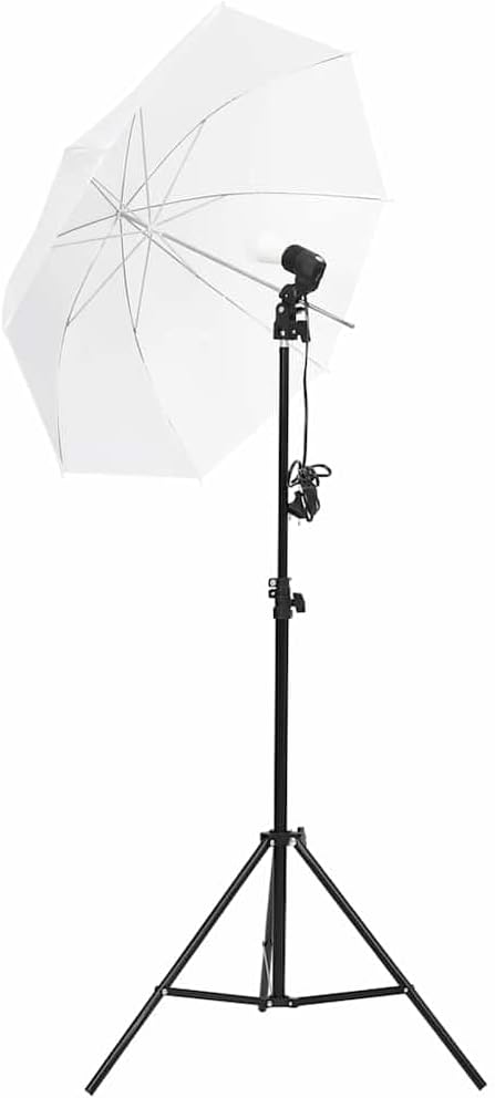 vidaXL Fotostudio-Set mit Beleuchtung und Hintergrund, Studio-Kit, Tageslicht-Lampe, Studio-Beleucht