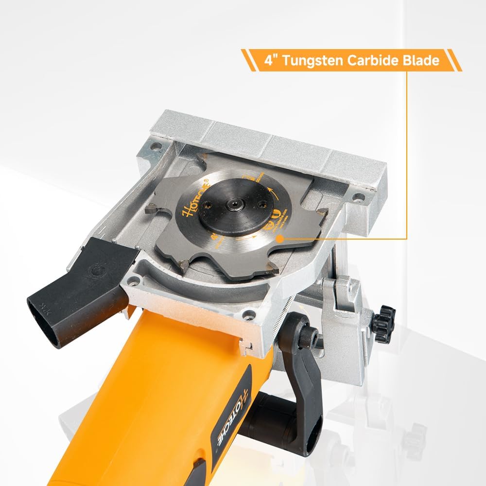 Hoteche 1010W Holz Schlitzfräse - Flachdübelfräse mit 100mm Sägeblatt, 11000rpm, 220-240V - Ideal fü