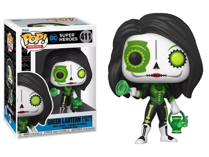 Funko Pop DC Dia de Los Muertos + Protector: Heroes Pop! Comics Vinyl Figure (Gift Set Bundled with