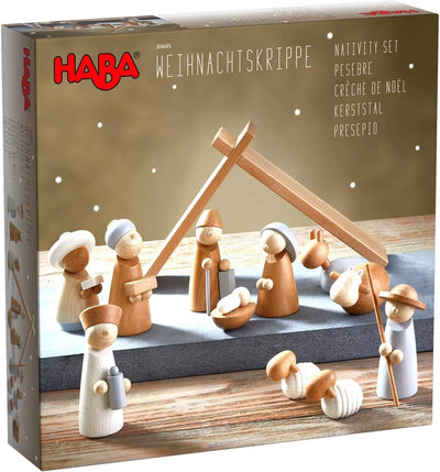 HABA - Weihnachtskrippe aus Holz – Weihnachtsdekoration – Ref.