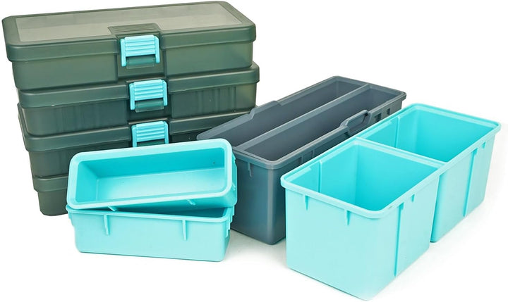 JVS Match Tackle Topbox Waterproof 35x25x8cm - Fischkoffer - Feeder Box - Aufbewahrungsbox - Tackleb