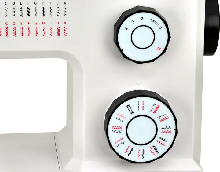 W6 Nähmaschine N 1235 Pro mit 24 Programmen | Freiarm | automatischer Einfädler | obenliegende Spule