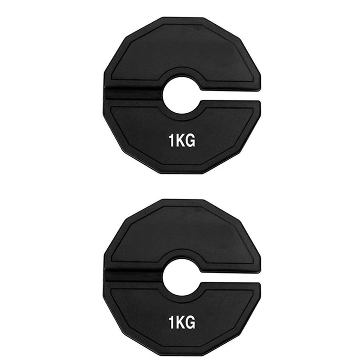 Gummifraktionsplatten 2pcs 1 Kg Fitnessstudio Micro-Platten Hantel-Add-On-Gewichtsplatte Änderung Br