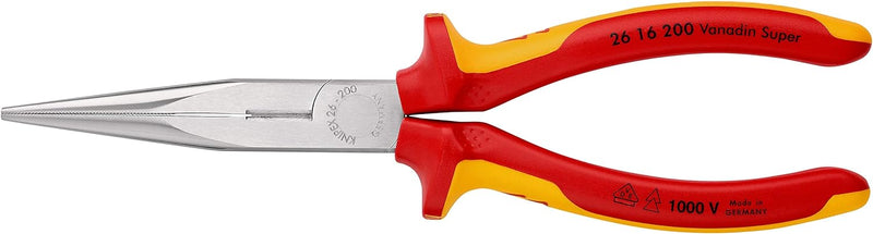 Knipex Cobra® VDE Hightech-Wasserpumpenzange, isoliert verchromt, isoliert mit Mehrkomponenten-Hülle