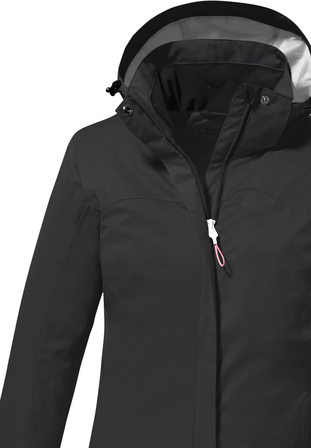 Killtec Damen Kos 133 Wmn Jckt Funktionsjacke/Outdoorjacke mit abzippbarer Kapuze 40 Schwarz, 40 Sch