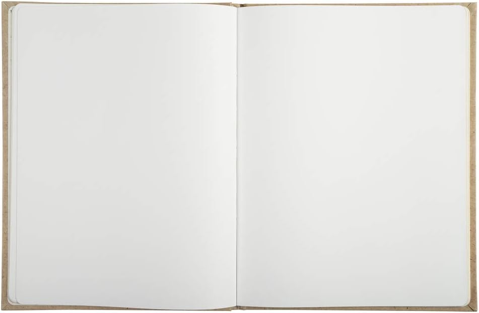 EXACOMPTA 47234E Fotoalbum, Kraftpapier, 27 x 22 cm Hellbraun (Kraftpapier) 27x22 cm Buch Stil, Hell