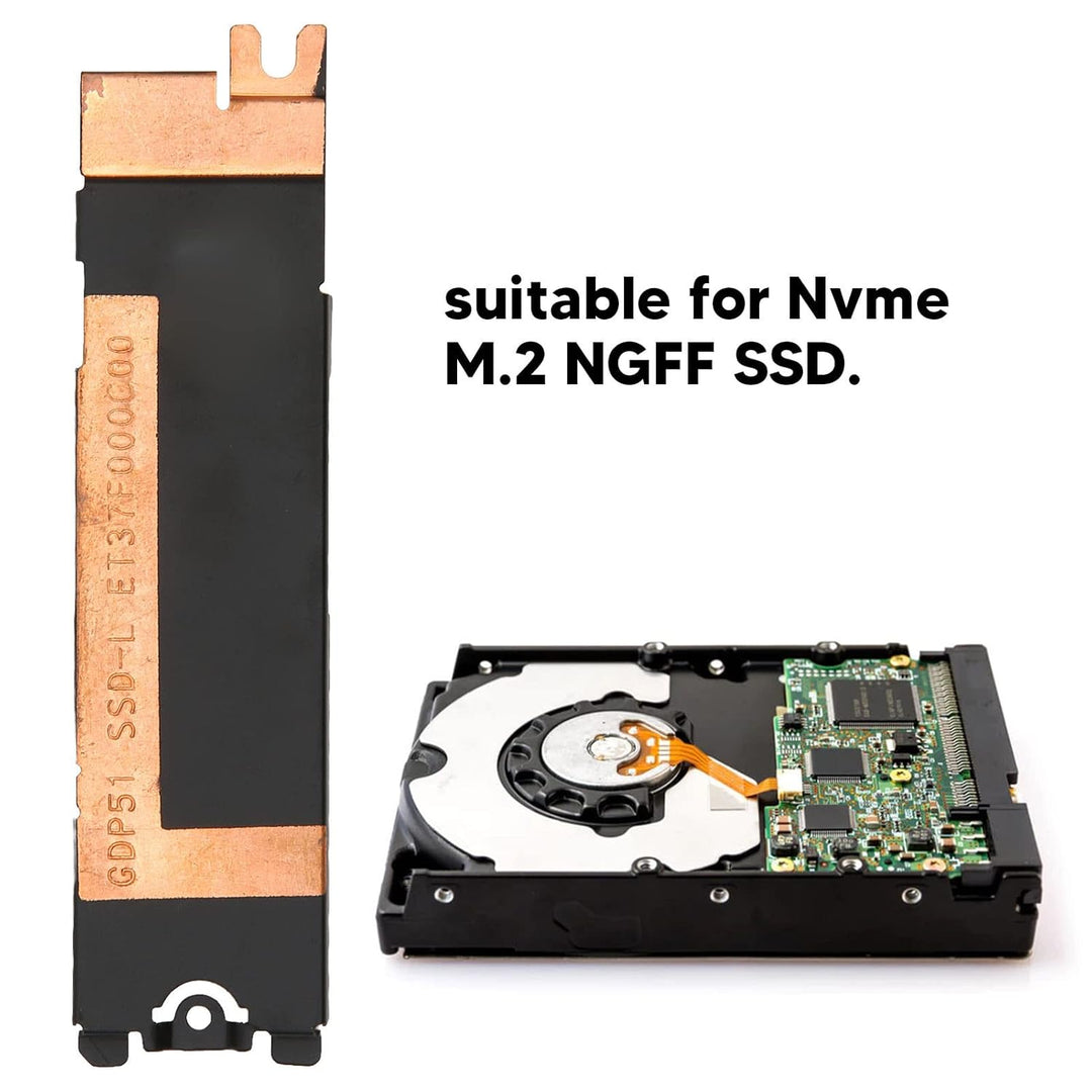 Kühlkörper für Nvme M.2 NGFF SSD, für XPS 15 9500 9510 9520 Precision 5550 5560 Linke SSD, SSD Kühlk