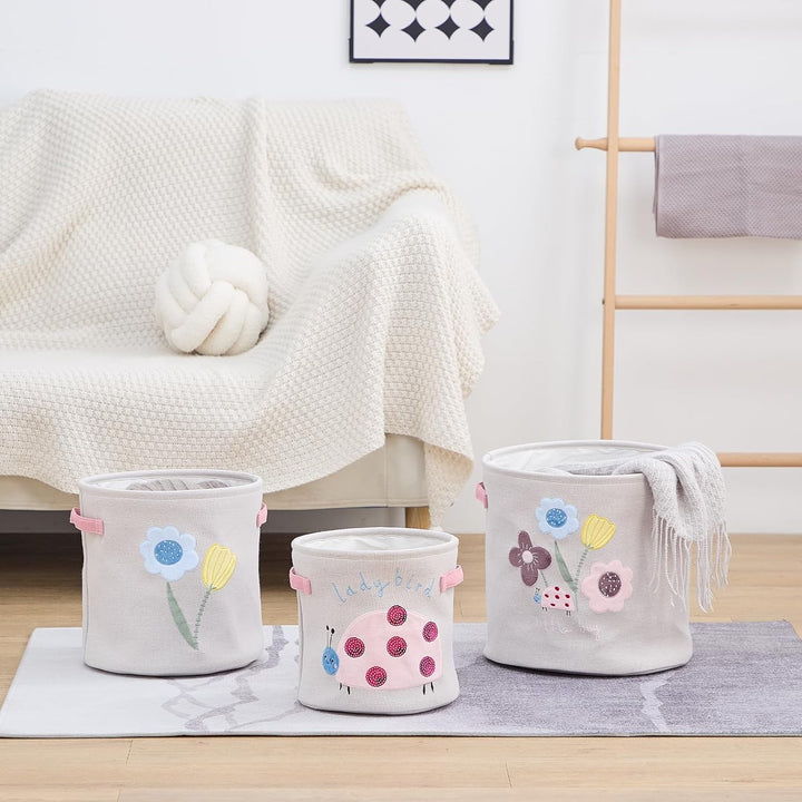 AOFANGSHIYE 3 Pcs kleine Aufbewahrungskörbe, gewebte Körbe, Hamper Körbe für Geschenke leer, Spielze