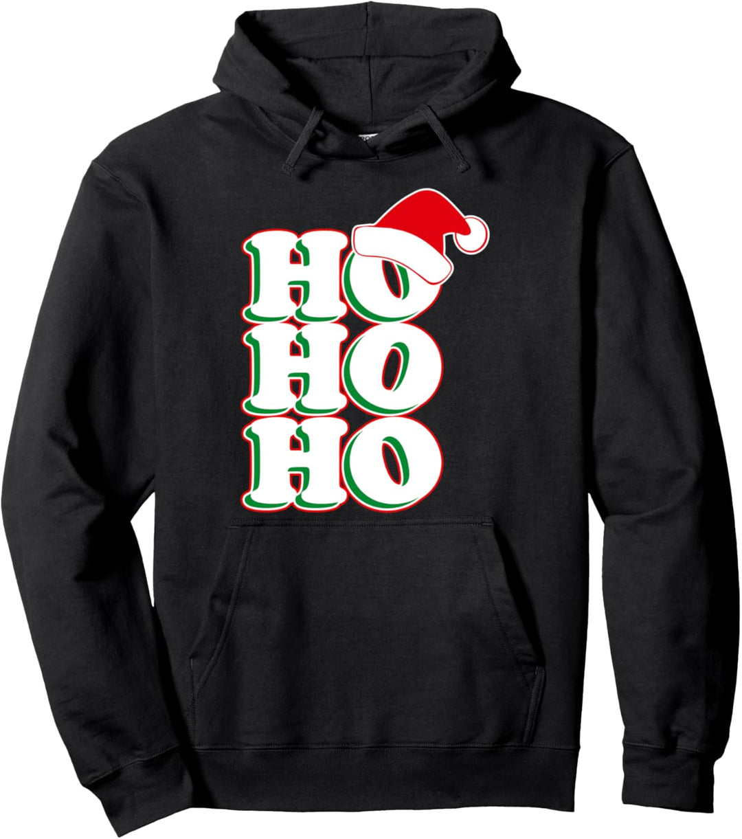 HoHoHo Weihnachten Weihnachtsoutfit Weihnachtsmann Pullover Hoodie