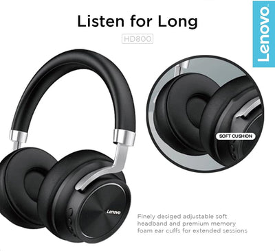 Lenovo HD800 Headphones Black