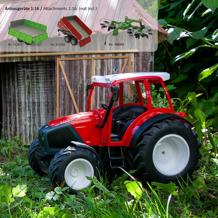 JAMARA 405051 - Lindner Geotrac 1:16 2,4GHz - realistischer Motorsound (abschaltbar), Rückfahrwarnso