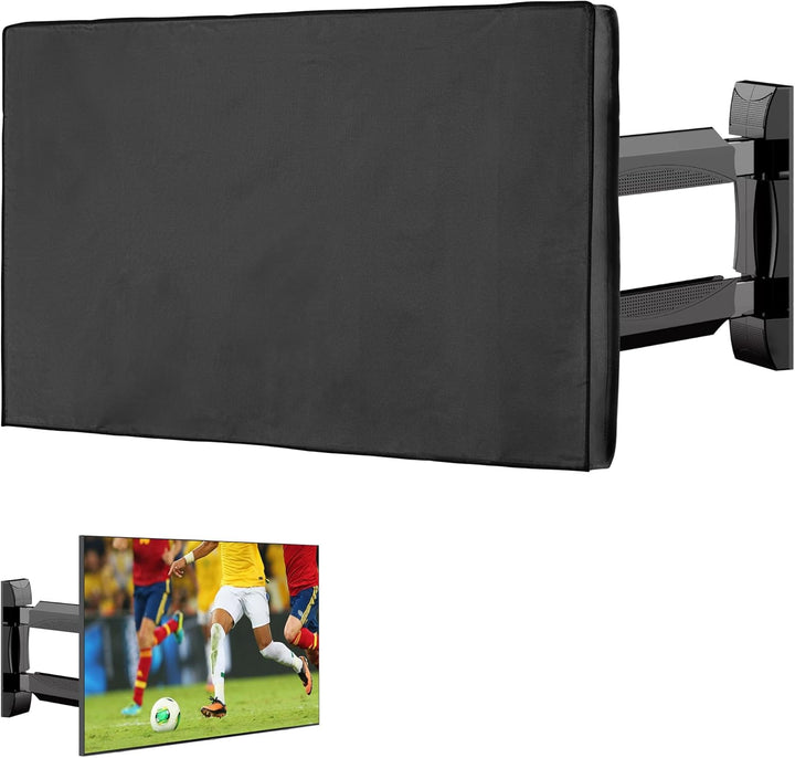 kwmobile 32" TV Outdoor TV Abdeckung - Fernseher Hülle Bildschirmschutz - Schutzhülle wetterfest - S