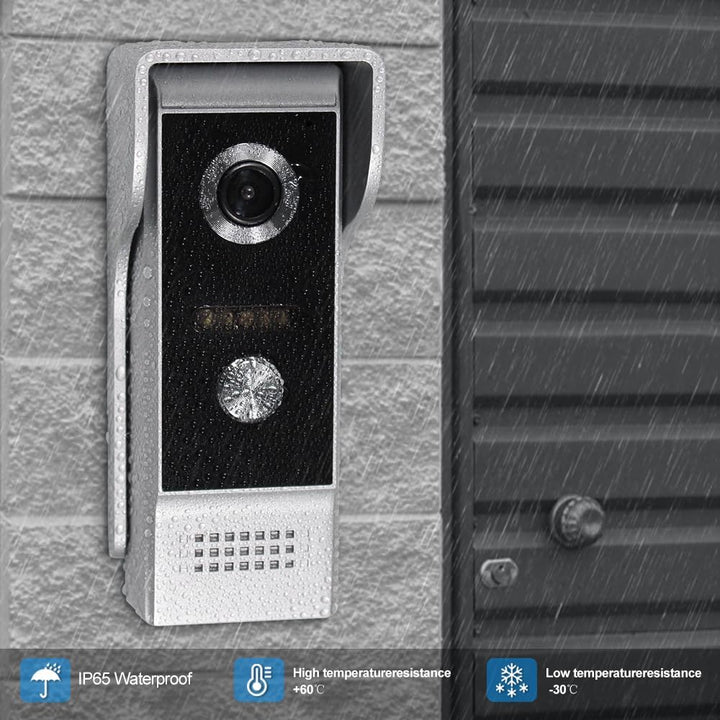 7 Zoll TUYA WLAN Video Tür Telefon Intercom System 1080P HD Kamera IR-Nachtsicht, Videotürklingel mi