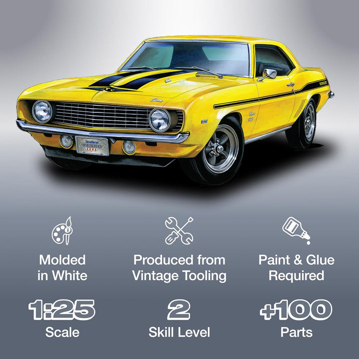 AMT AMT1093/12 1:25 1969 Yenko Camaro Modellbausatz, Mehrfarbig, S