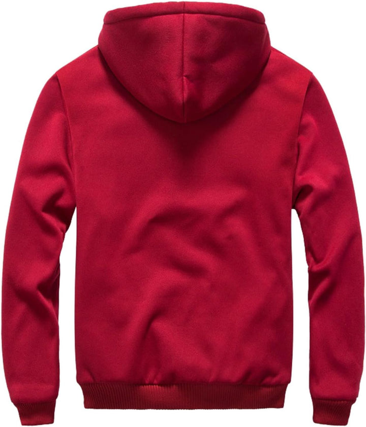 Duohropke Trainingsanzug Herren Winter Warm Jogginganzug mit Fleece Gefütterte, Männer Sportanzug Ca