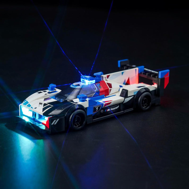 Led Licht Set für Lego Speed Champions BMW M4 GT3 & BMW M Hybrid V8 Rennwagen Auto-Spielzeug (Kein L