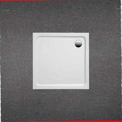 Schulte Duschwanne Modell A aus hochwertigem Sanitäracryl, 90x90 cm Pflegeleicht und alterungsbestän