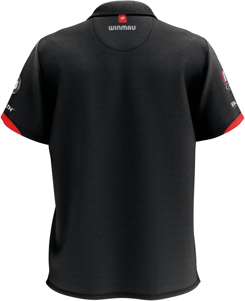 WINMAU Pro-Line Blade 6 Darts Shirt Extra extra extra gross Schwarz, Extra extra extra gross Schwarz