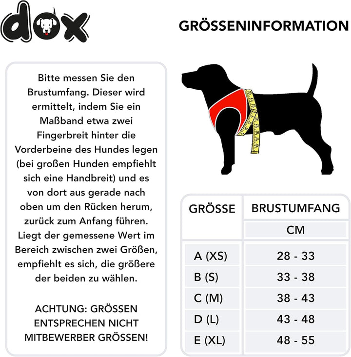 DDOXX Reflektierendes Airmesh Step-In Hundegeschirr - Verstellbare Brust Welpengeschirr für alle Grö