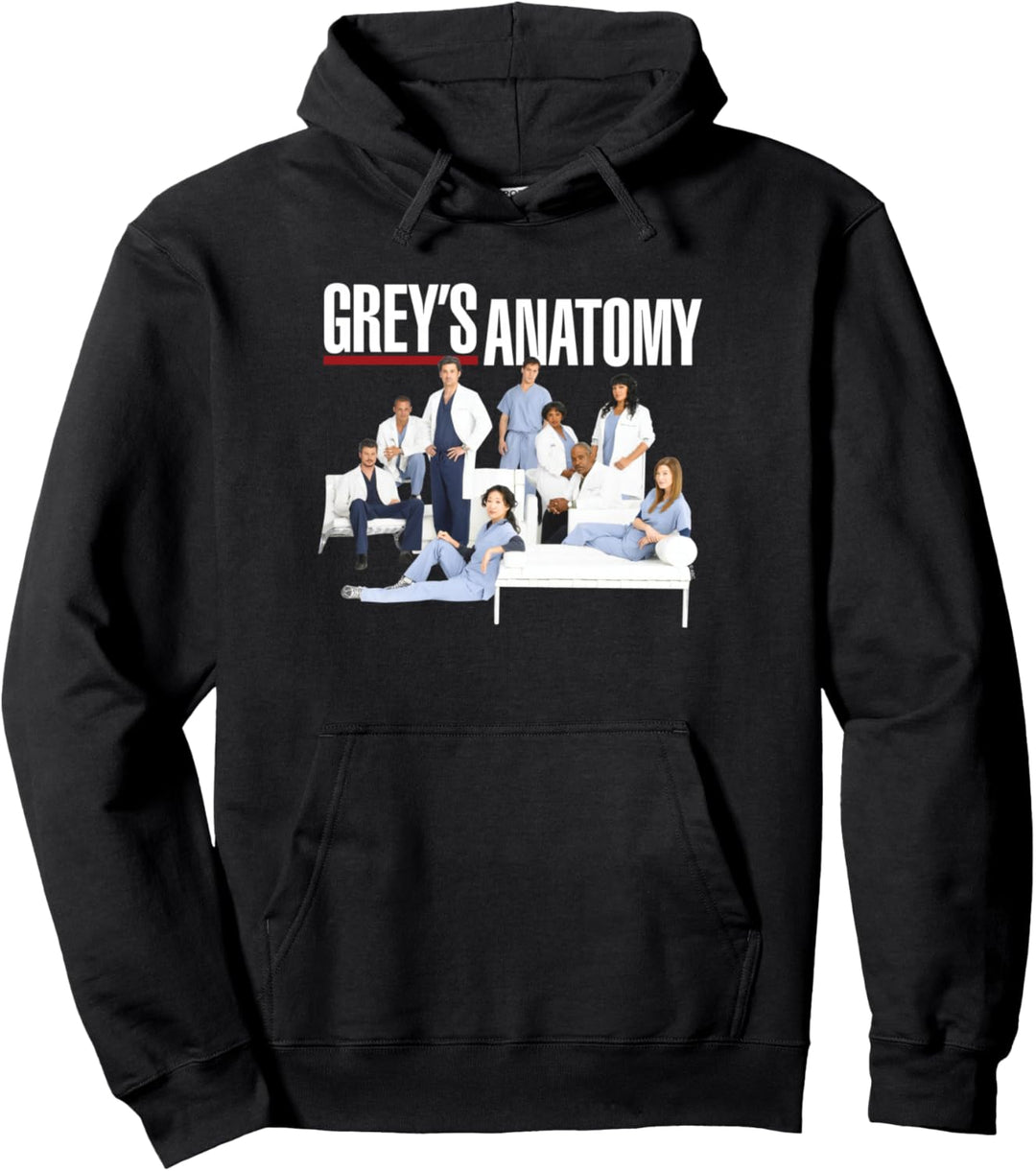 Grey's Anatomy Gruppe mit Logo Pullover Hoodie