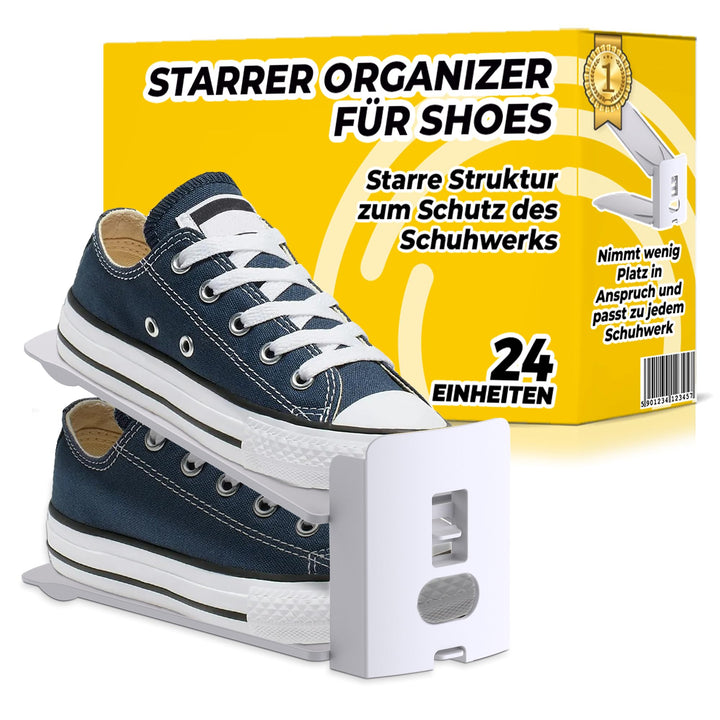 Schuhorganizer platzsparend – Verstellbarer Schuhstapler für Schrank | Doppelschicht Schuhaufbewahru