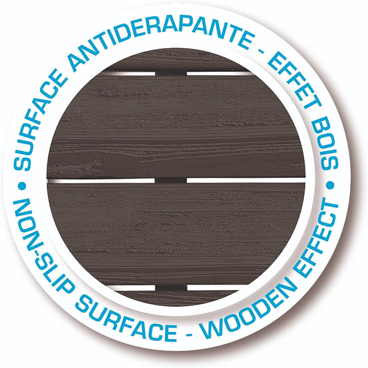 Smoby - Bodenplatten-Set mit Klicksystem, 6 Stück (Packung mit 3) Grau Einheitsgrösse (Packung mit 3