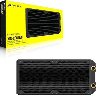 Corsair Hydro X Series XR5 280 mm NEO Radiator für Wasserkühlung – Kupferkanäle – Optimiert für Gerä