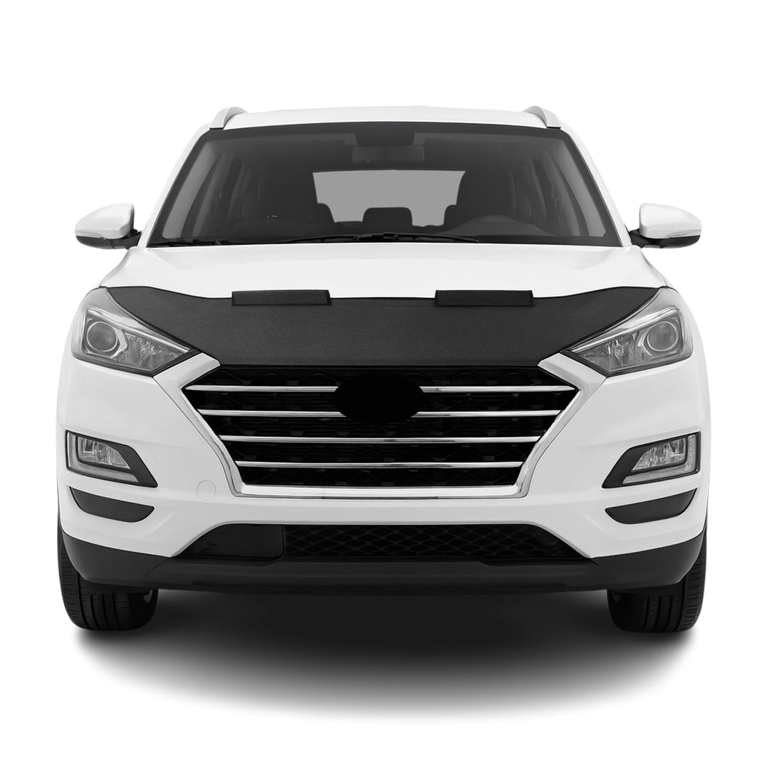 OMAC Haubenbra Steinschlagschutz Bonnet Bra kompatibel mit Hyundai Tucson 2015-2024 Carbon Halb Carb