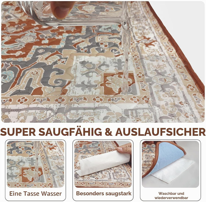 Waschbare Pinkelpads für Hunde, 2 Stück Wiederverwendbare Puppy Pads 60x45cm Super saugfähige wasser