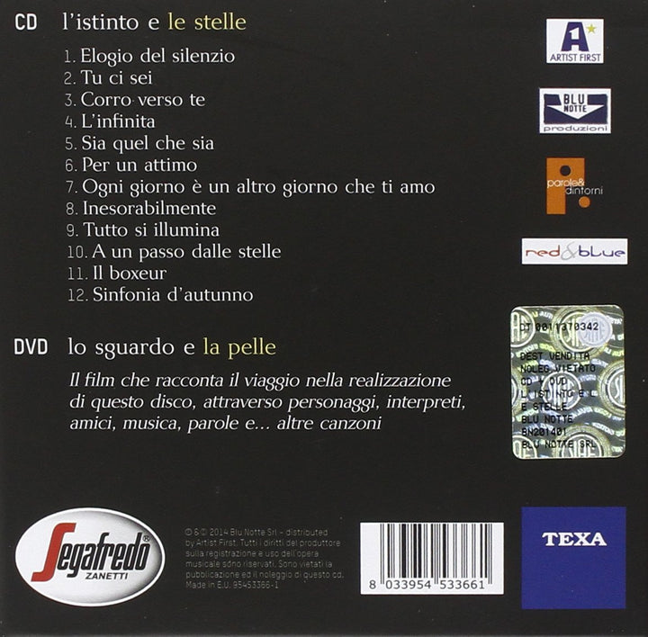 L Istinto E le Stelle, Audio-CD