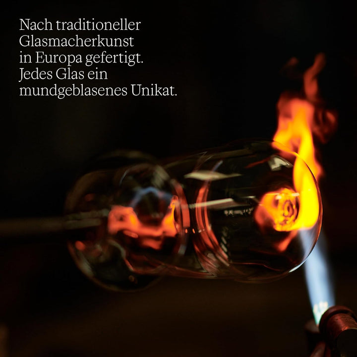 Josephinenhütte - Josephine No 3 - Red - handgefertigt - Rotweinglas - 1er Set, 1er Set