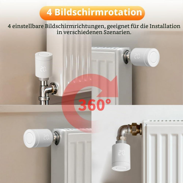 AR331-WZ Smart Heizkörperthermostat ZigBee, Energieeinsparung, Heizungssteuerung per App (Smart Life