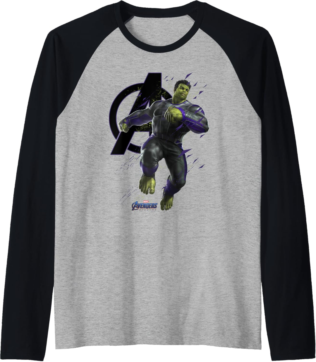 Marvel Avengers: Endgame Hulk Particle Portrait Raglan
