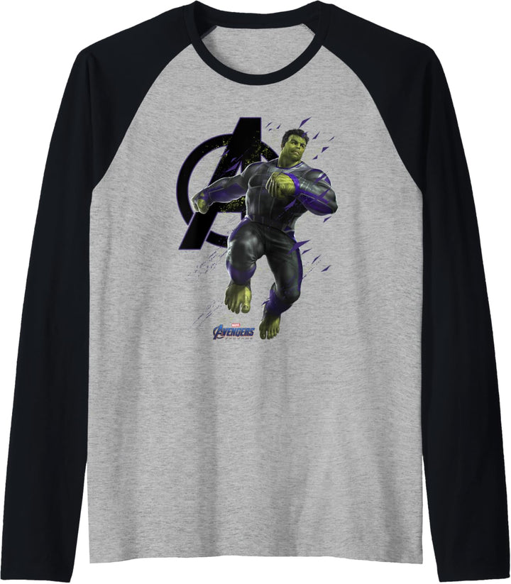 Marvel Avengers: Endgame Hulk Particle Portrait Raglan